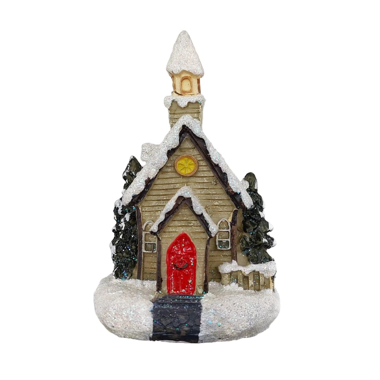 Wizardi 3.3" x 3.9" Christmas Village Collection Decorative Set